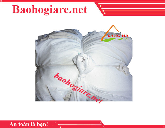 Giẻ vải lau công nghiệp miếng trắng KHG-02 giá rẻ tại TP.HCM - BẢO HỘ LAO ĐỘNG