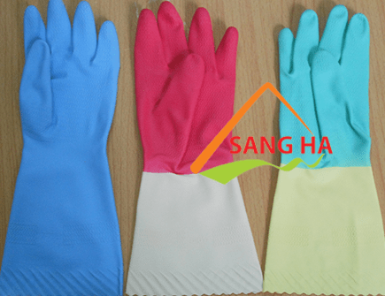 Găng tay cao su Nam Long công nghiệp size 9