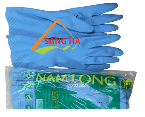Găng tay cao su Nam Long công nghiệp size 8