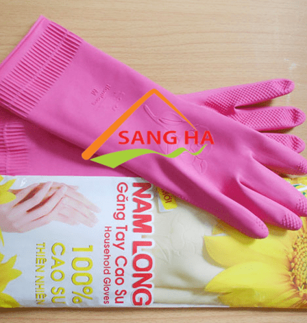 Găng tay cao su Nam Long size M