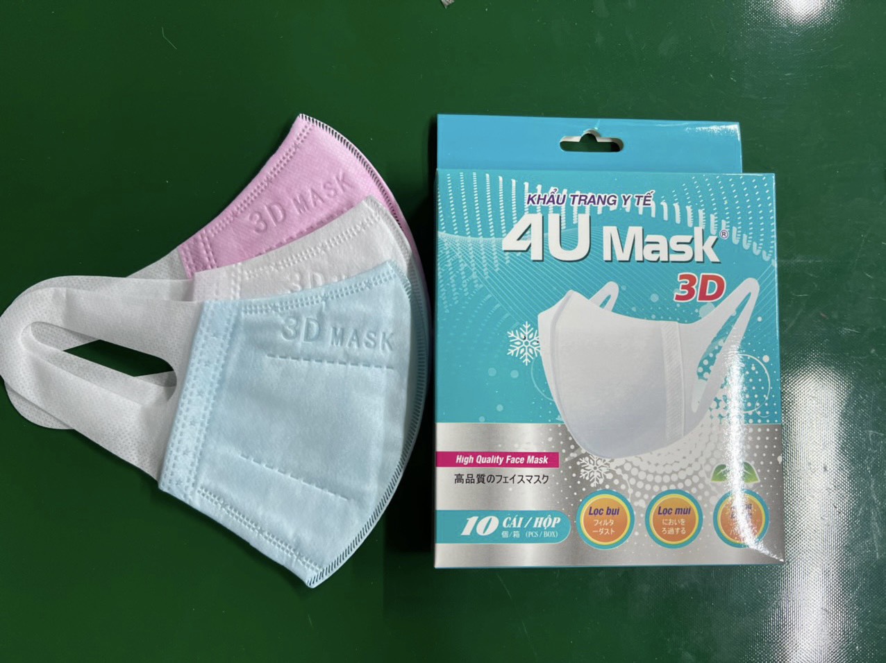 Khẩu trang 4U Mask 3D người lớn