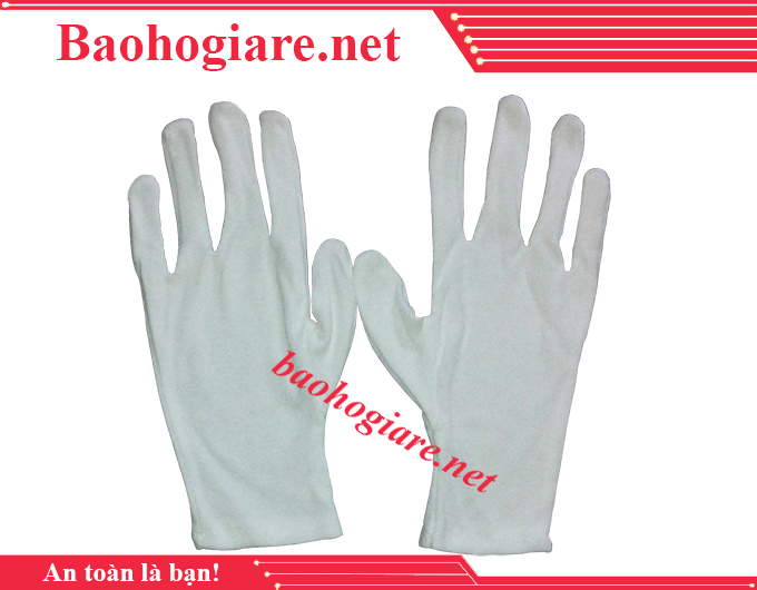 Găng tay vải cotton thun trắng bền đẹp giá rẻ nhất tại TP.HCM