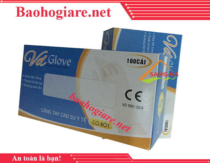 Găng tay y tế VD GLOVE có bột giá rẻ nhất tại TP.HCM